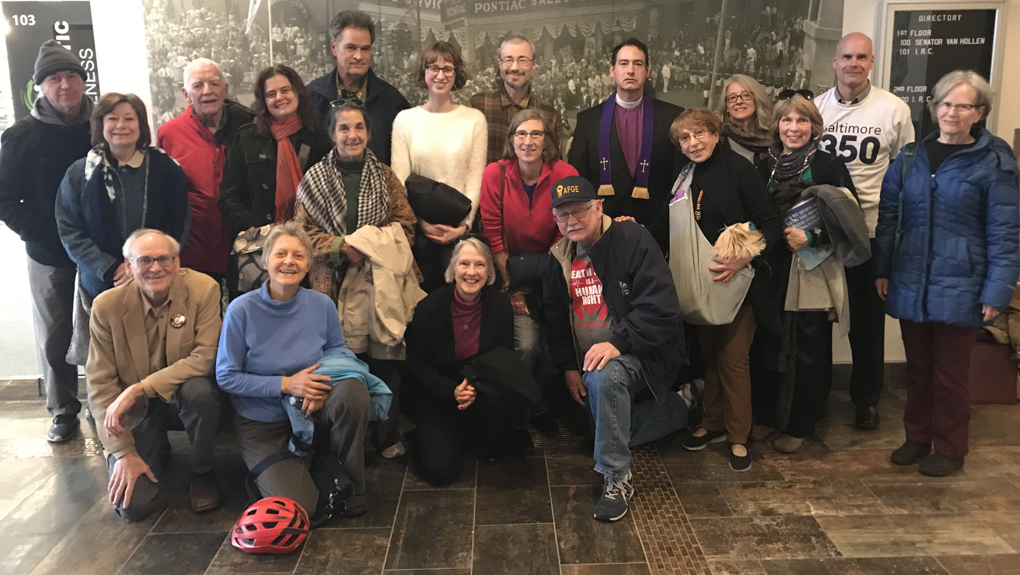 Petition Dropoff at Van Hollen's office